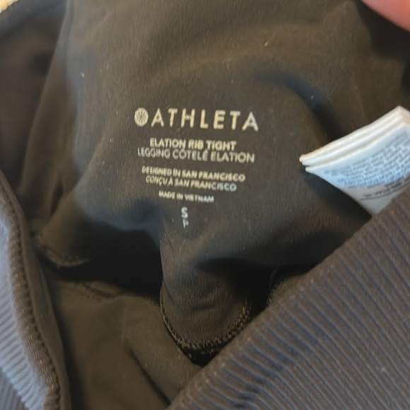 Athleta ribbed tight size small - Picture 3 of 3